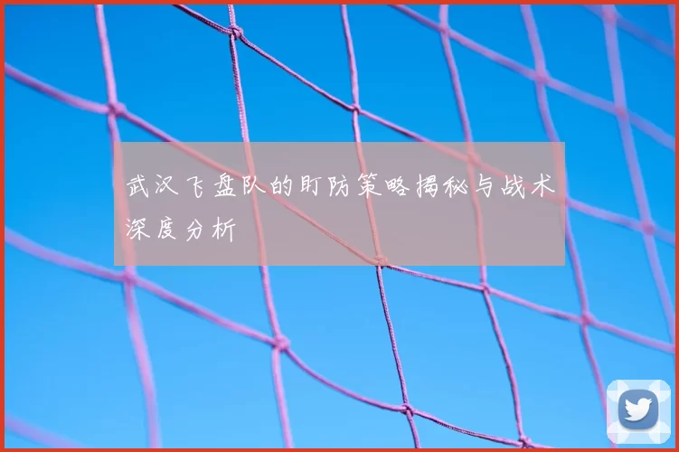 武汉飞盘队的盯防策略揭秘与战术深度分析
